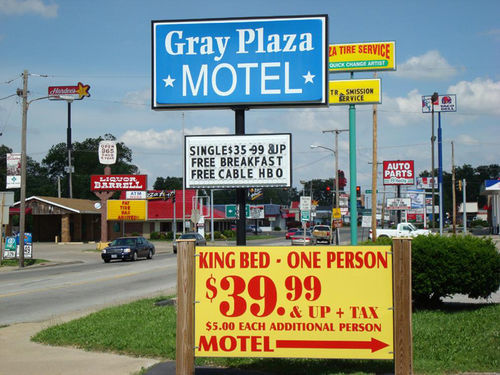 Gray Plaza Motel Benton Экстерьер фото